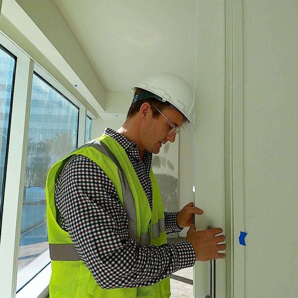 Builder showing ADA requirements for Cavity Sliding Door