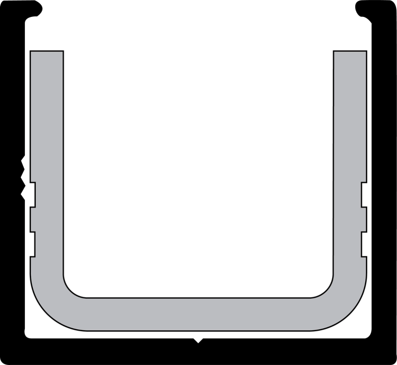 Floor Channel & Bearing Guide Specification Drawing