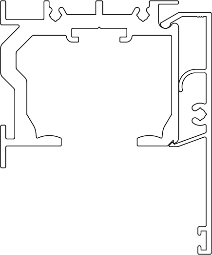 Side Mount Track Specification Drawing