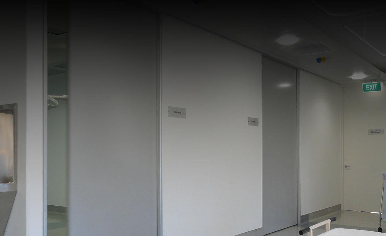 CS Autocav Cavity Slider with Alutec Door in a Hospital CS Autocav Cavity Slider with Alutec Door in a Hospital