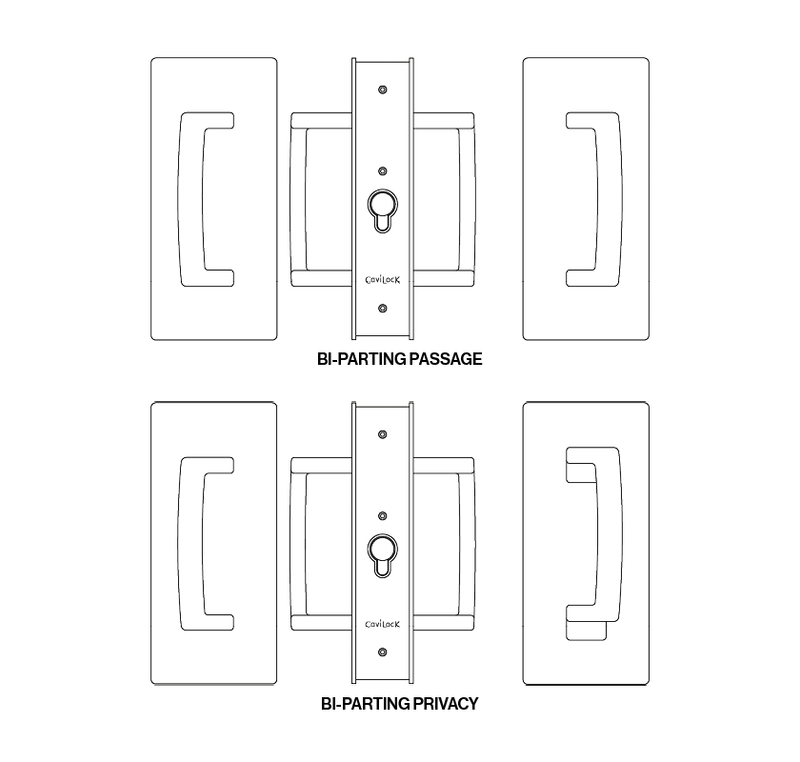 CL400 ADA Magnetic Bi-Parting Specification