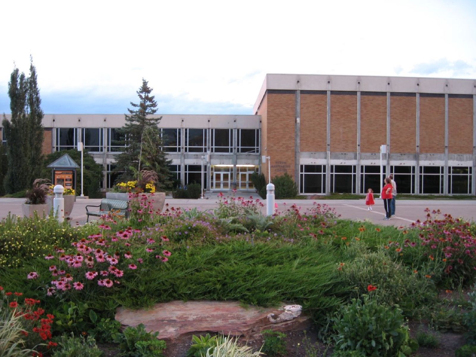 Hyrum Manwaring Center plaza at BYU-Idaho