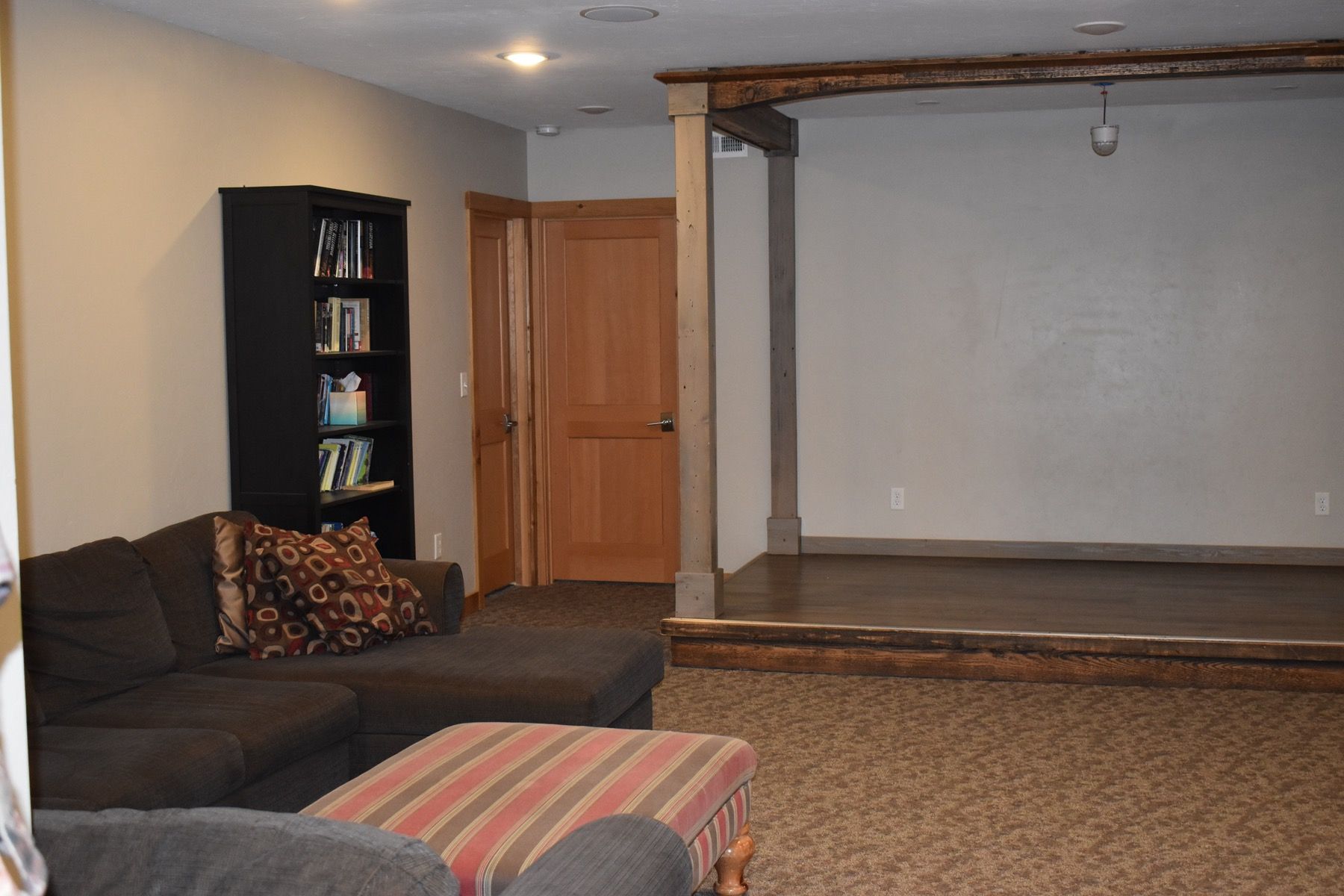 Indoor theater stage for family shows