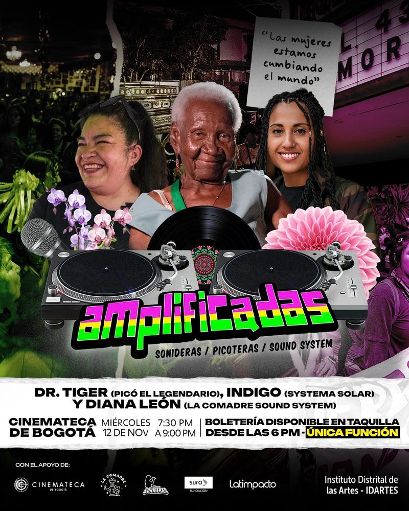 Amplificadas llega a la Cinemateca de Bogotá con una función