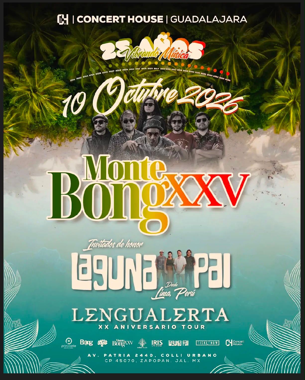 Montebong XXV Laguna Pai GDL 2026