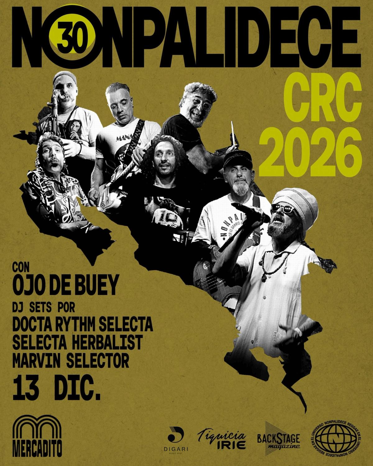 Nonpalidece 30 años en Costa Rica — Diciembre 2026