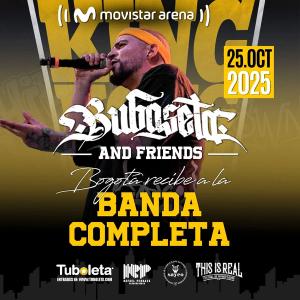 Bubaseta regresa a Colombia para encender el Movistar Arena