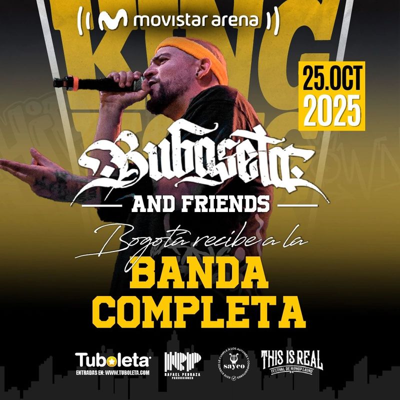 Bubaseta regresa a Colombia para encender el Movistar Arena