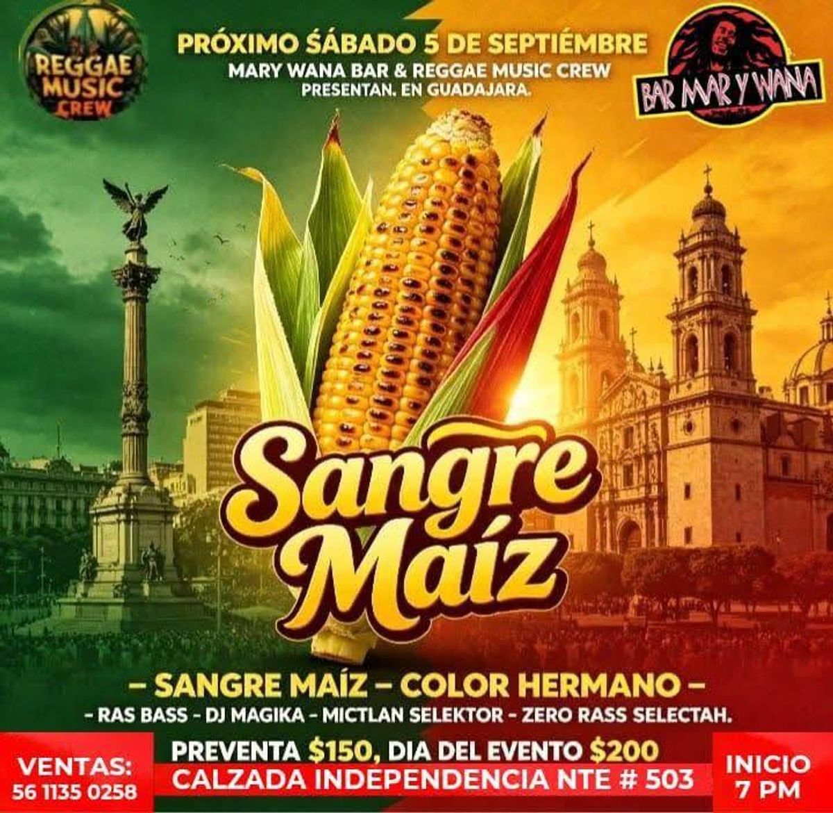 Sangre Maiz en Guadalajara