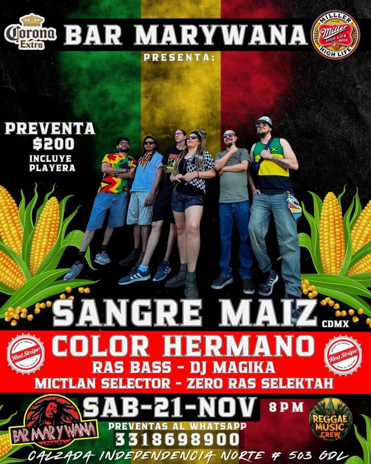 Sangre Maiz en Guadalajara