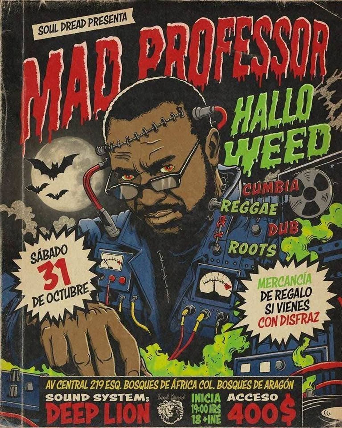 Mad Professor en Halloweed CDMX