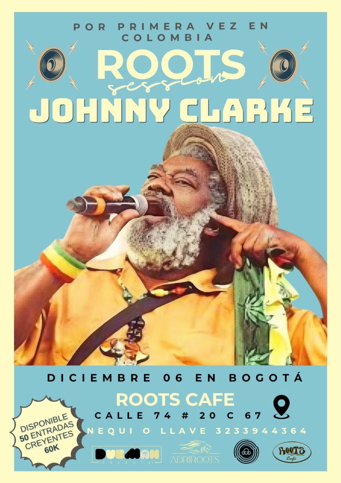Johnny Clarke Bogota 2026