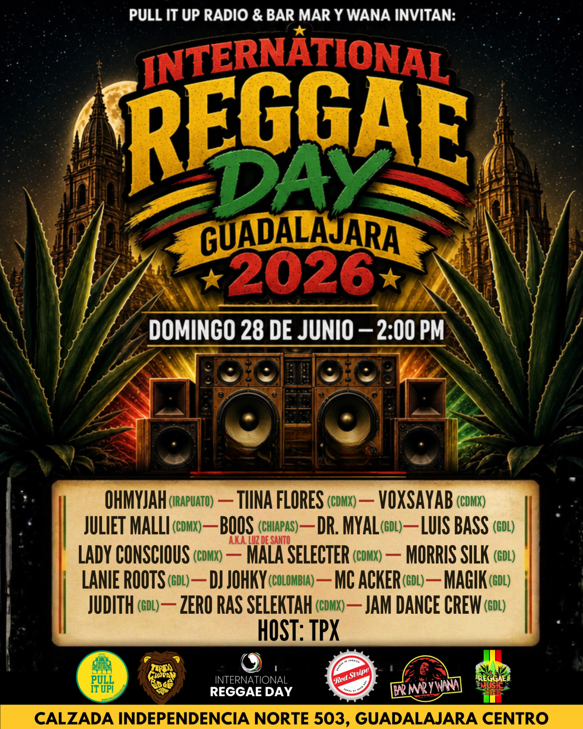 International Reggae Day GDL 2026