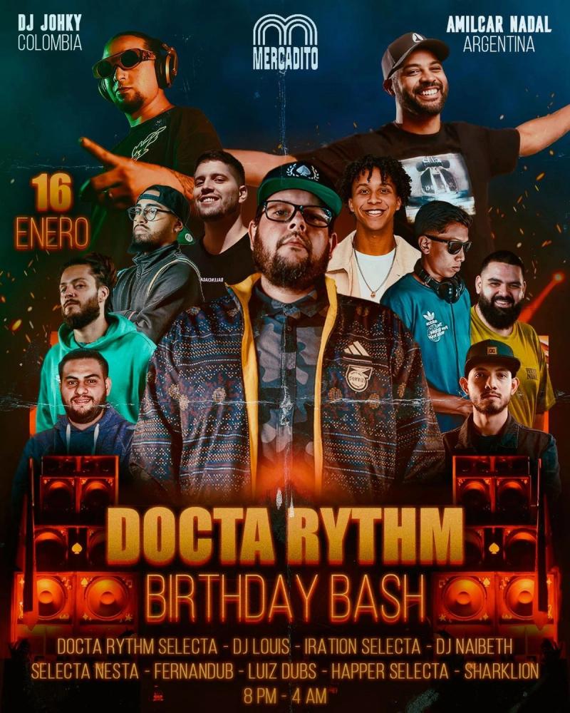 Docta Rythm Selecta Birthday Bash 2026: dancehall y respeto