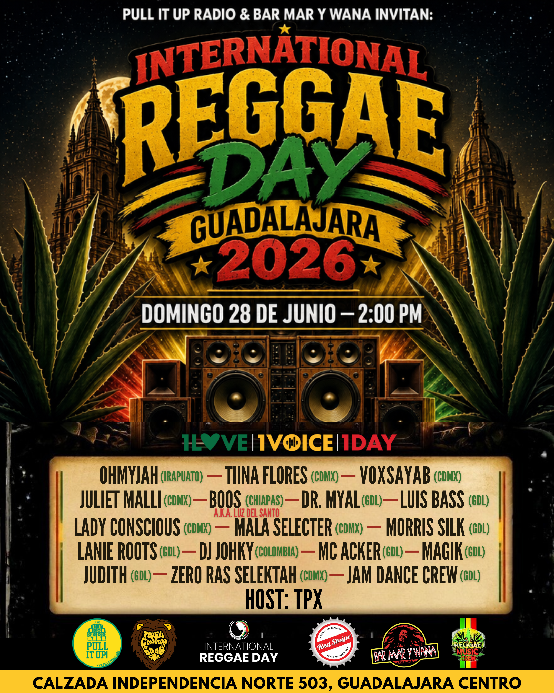 International Reggae Day GDL 2026