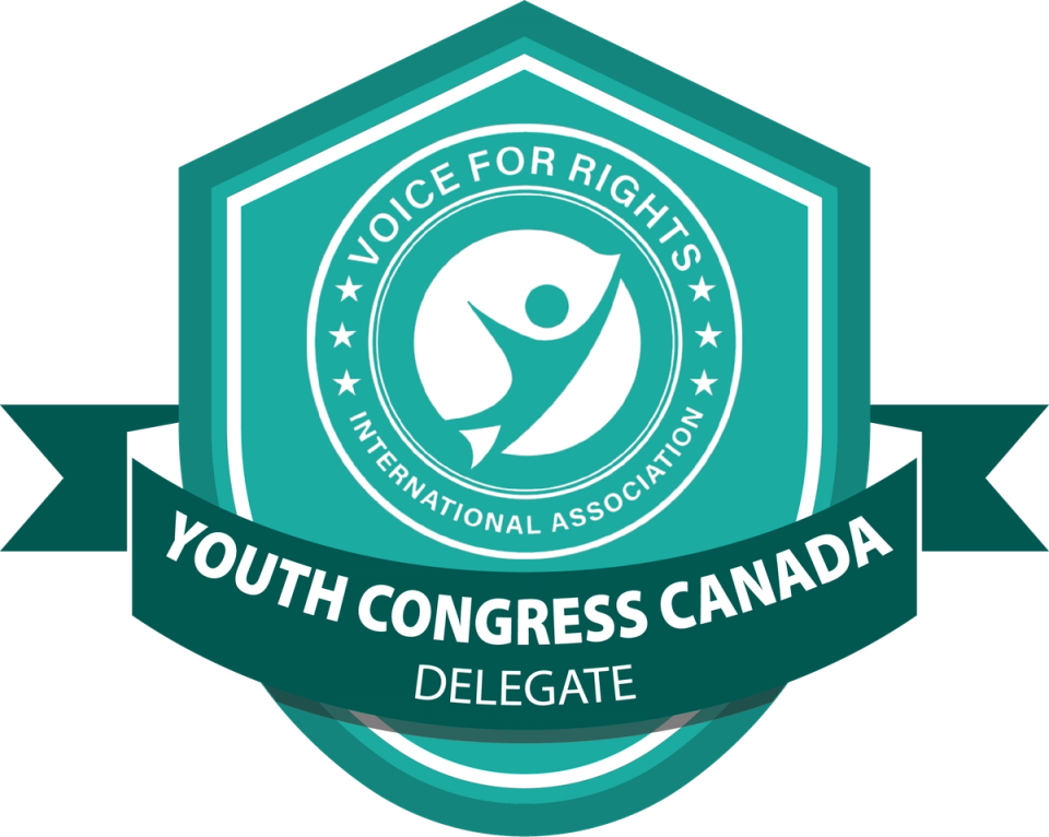 Youth Congress Canada 2024 Delegate badge artwork