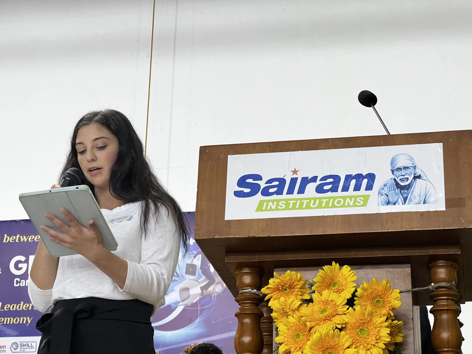 GELP delegation at Sri Sairam Group of Institutions, Chennai