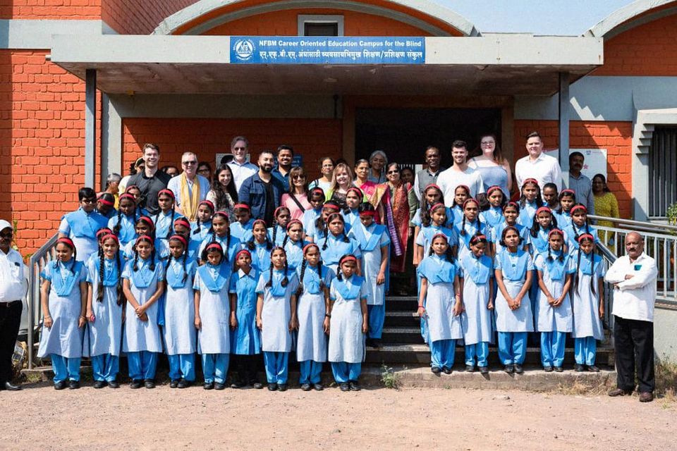 Students at the Jagriti School during a GELP leadership program