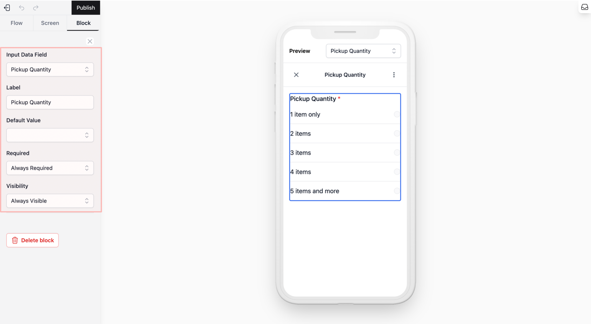 Required: Select Always Required.