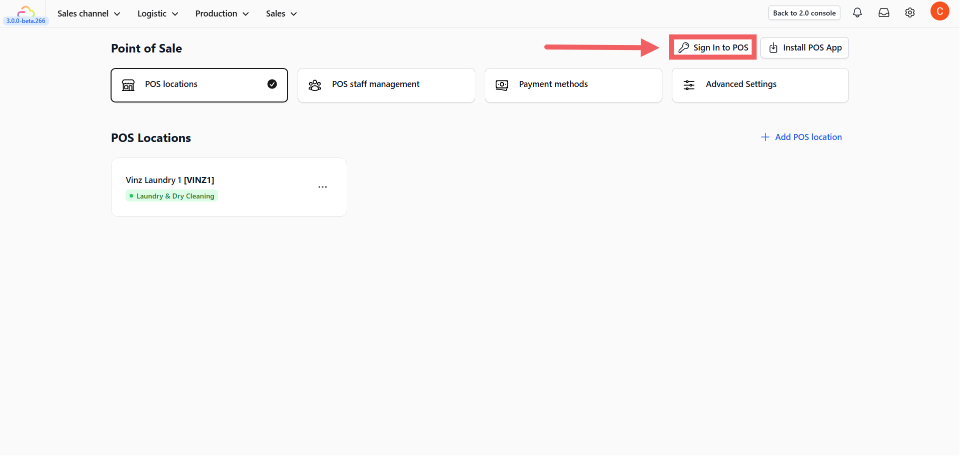 On your Admin Dashboard: