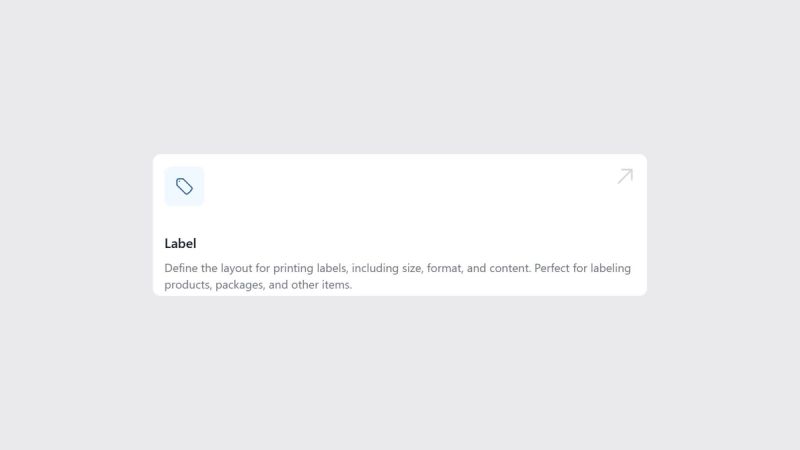 Configuring Label Templates