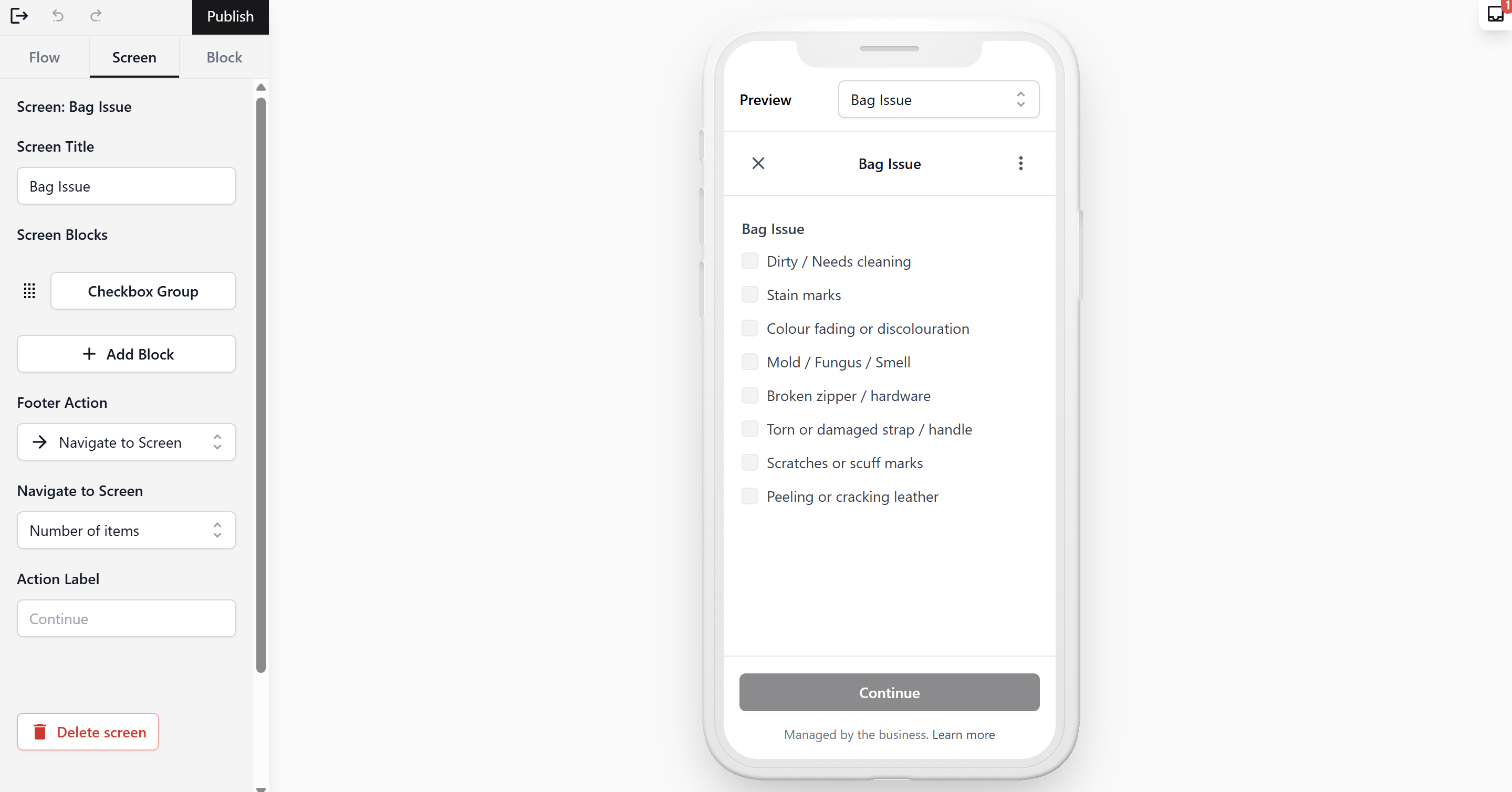 Bag Service Home Pickup Booking via WhatsApp