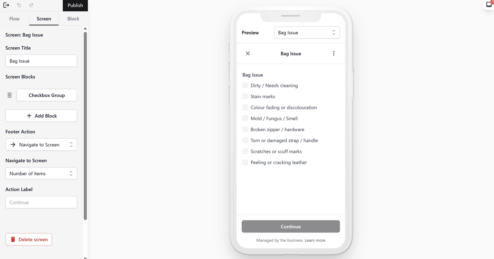 Bag Service Home Pickup Booking via WhatsApp