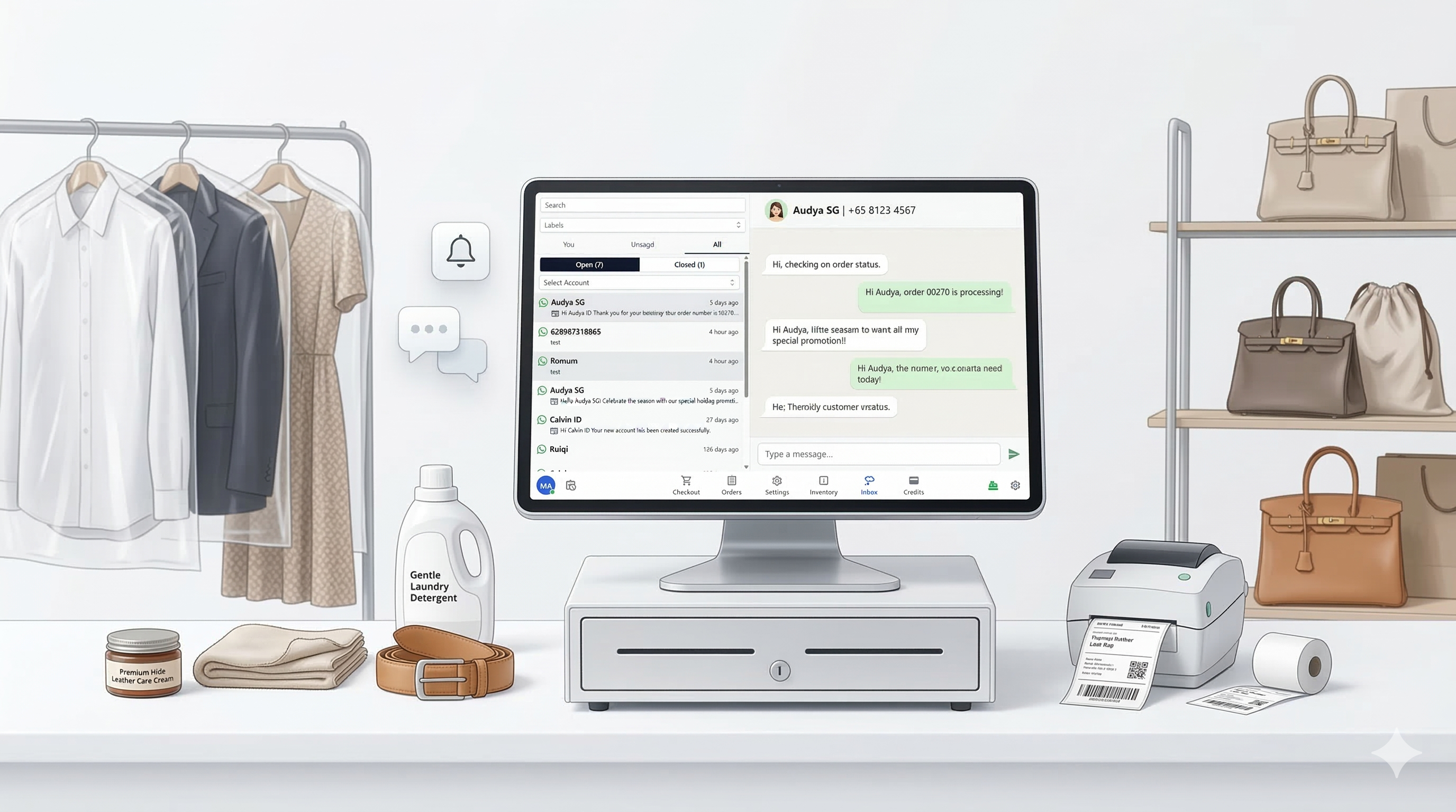 Set Up WhatsApp Inbox on Your POS