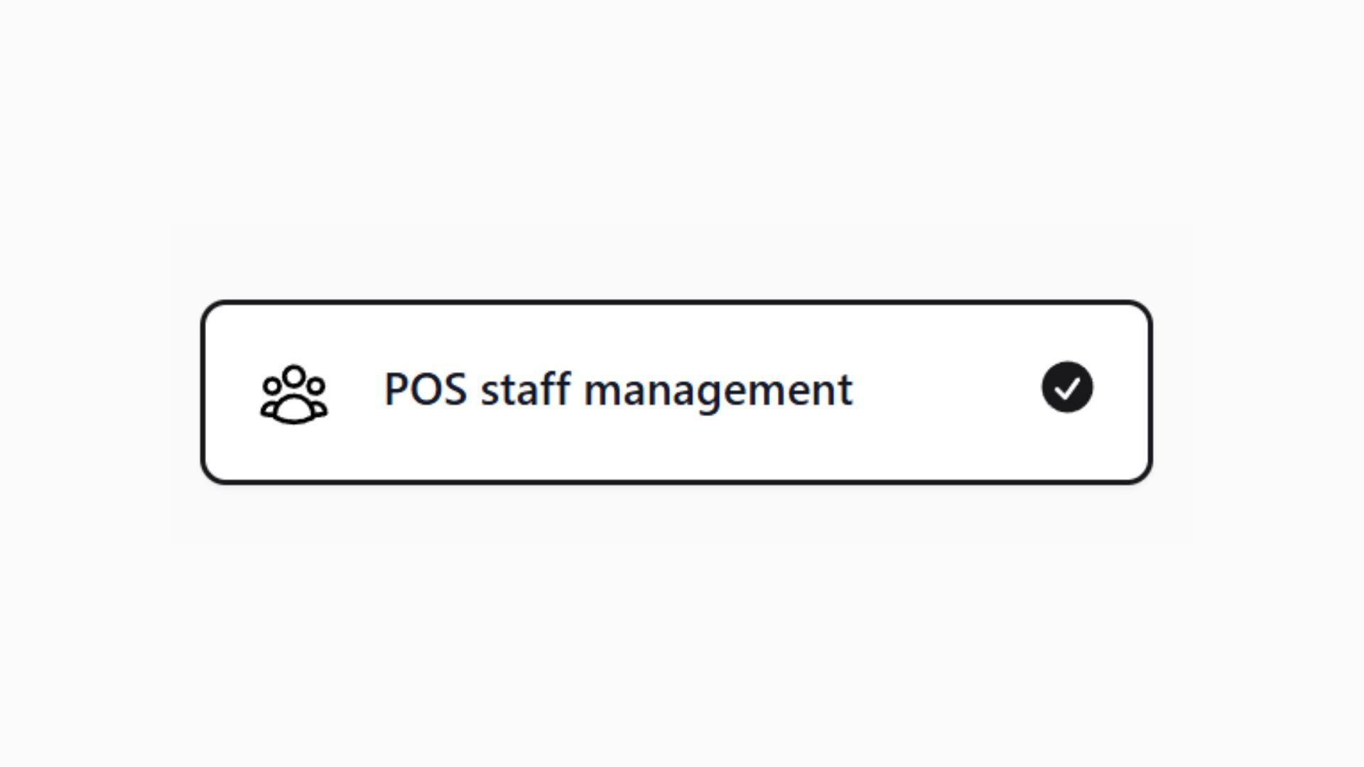Manage POS Staff