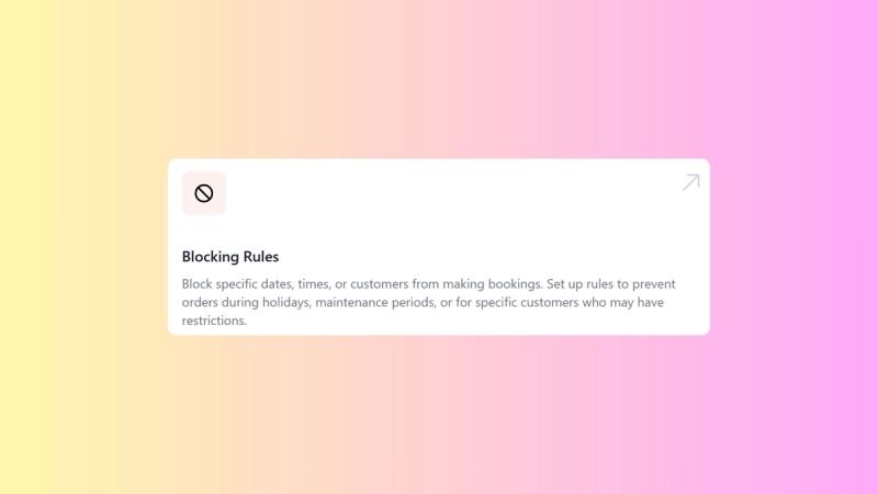 Setting Up Blocking Rules