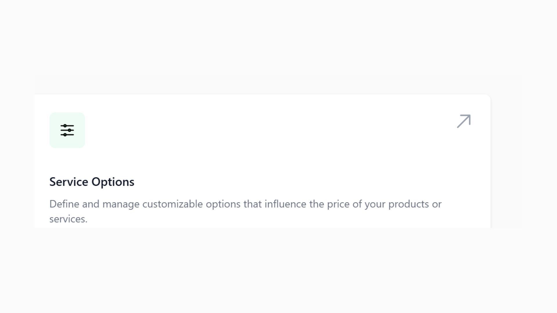 Configuring Service Options