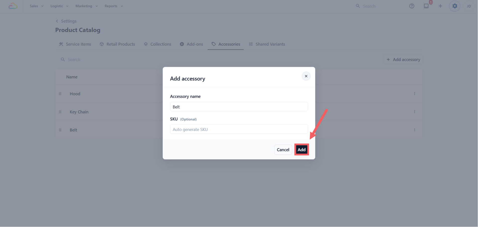 Click Add.