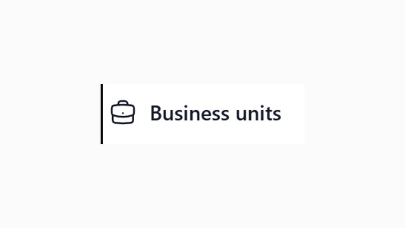 Setting up your Business Unit
