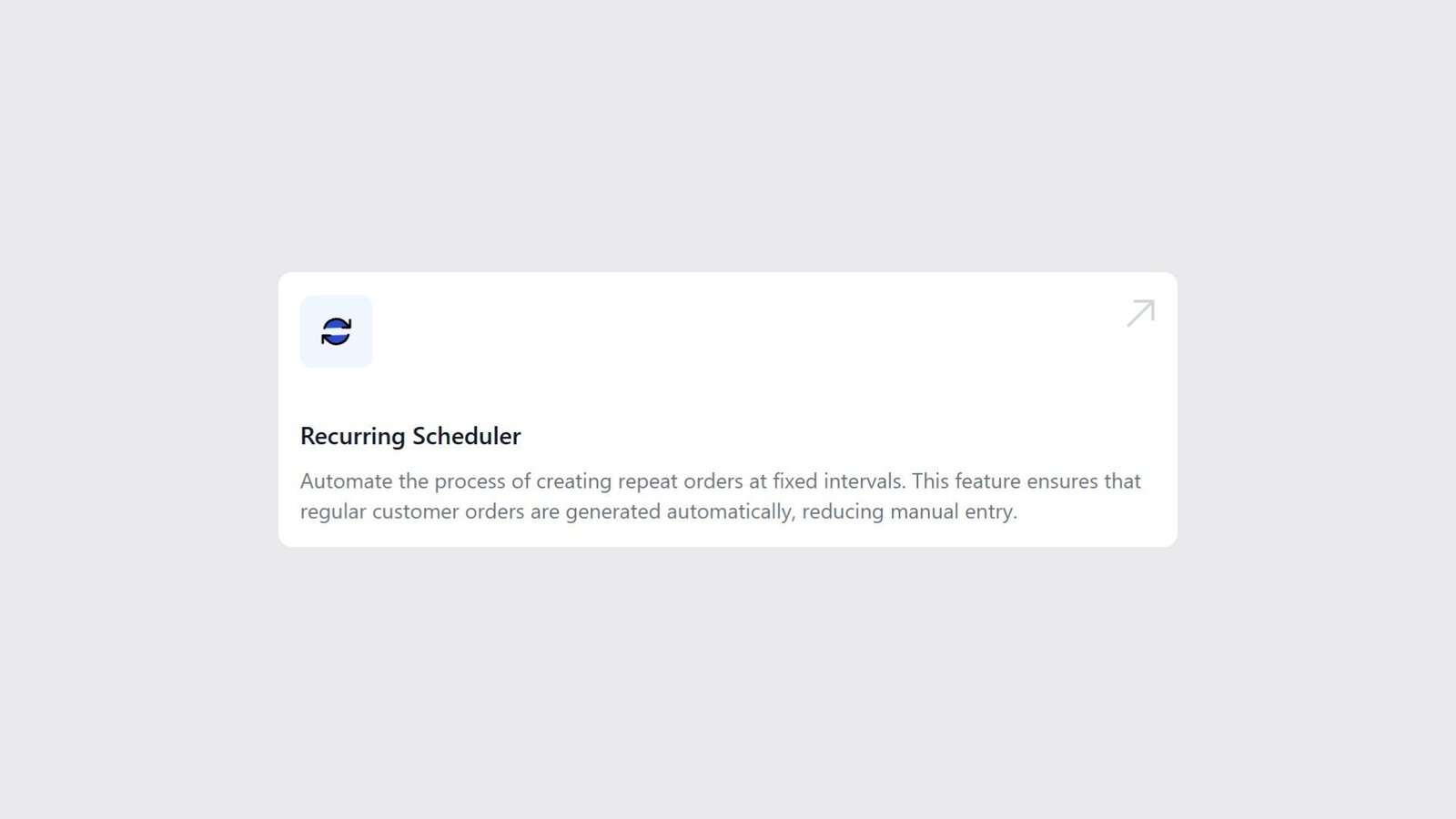 Setting Up Recurring Scheduler