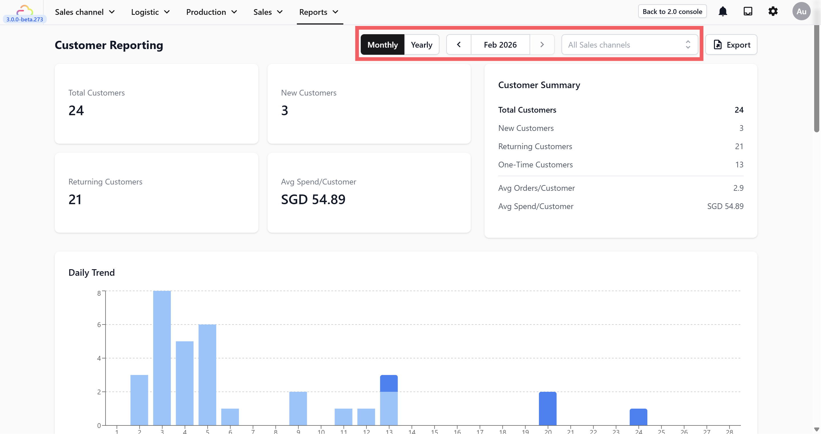 Filtering and Navigating Your Report