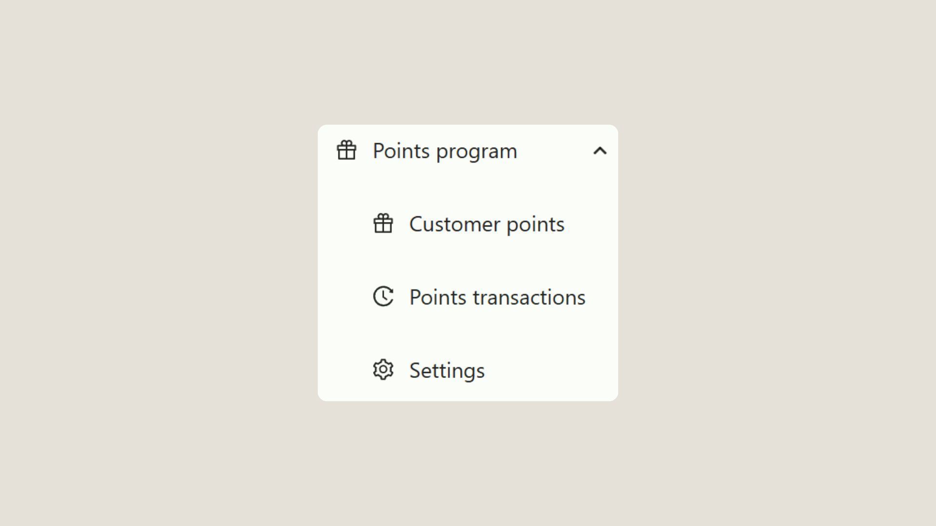 Setting Up Points Program