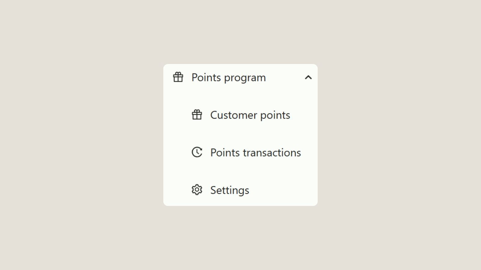 Setting Up Points Program