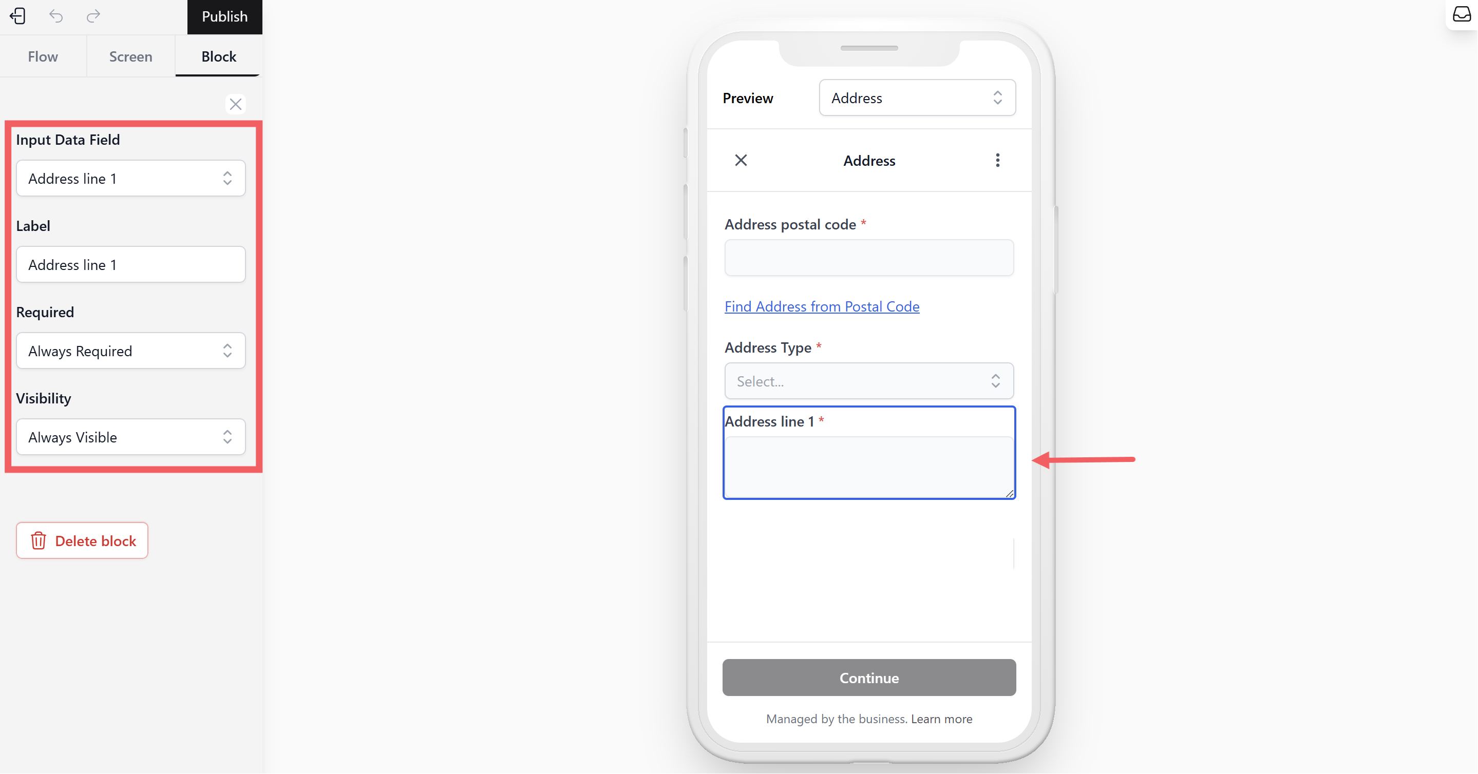 Required: Select Always Required.