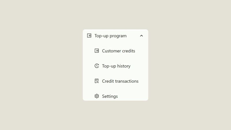 Setting Up Top-Up Programs