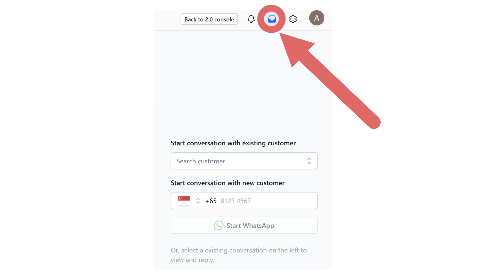 Managing Conversations Inbox