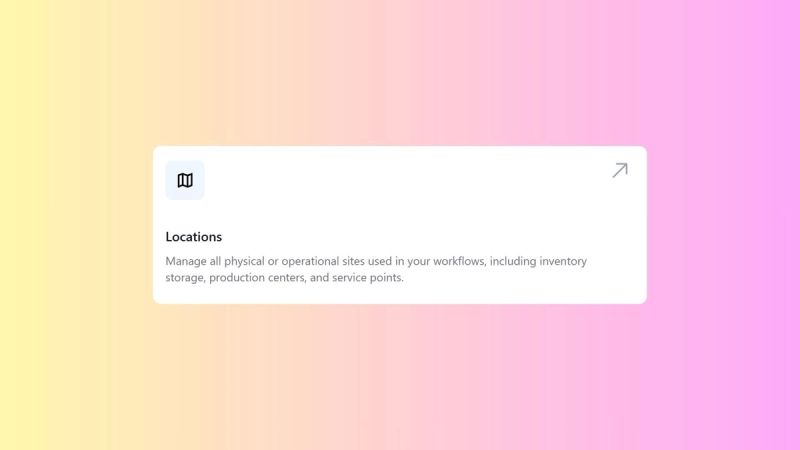 Introduction to Inventory Locations