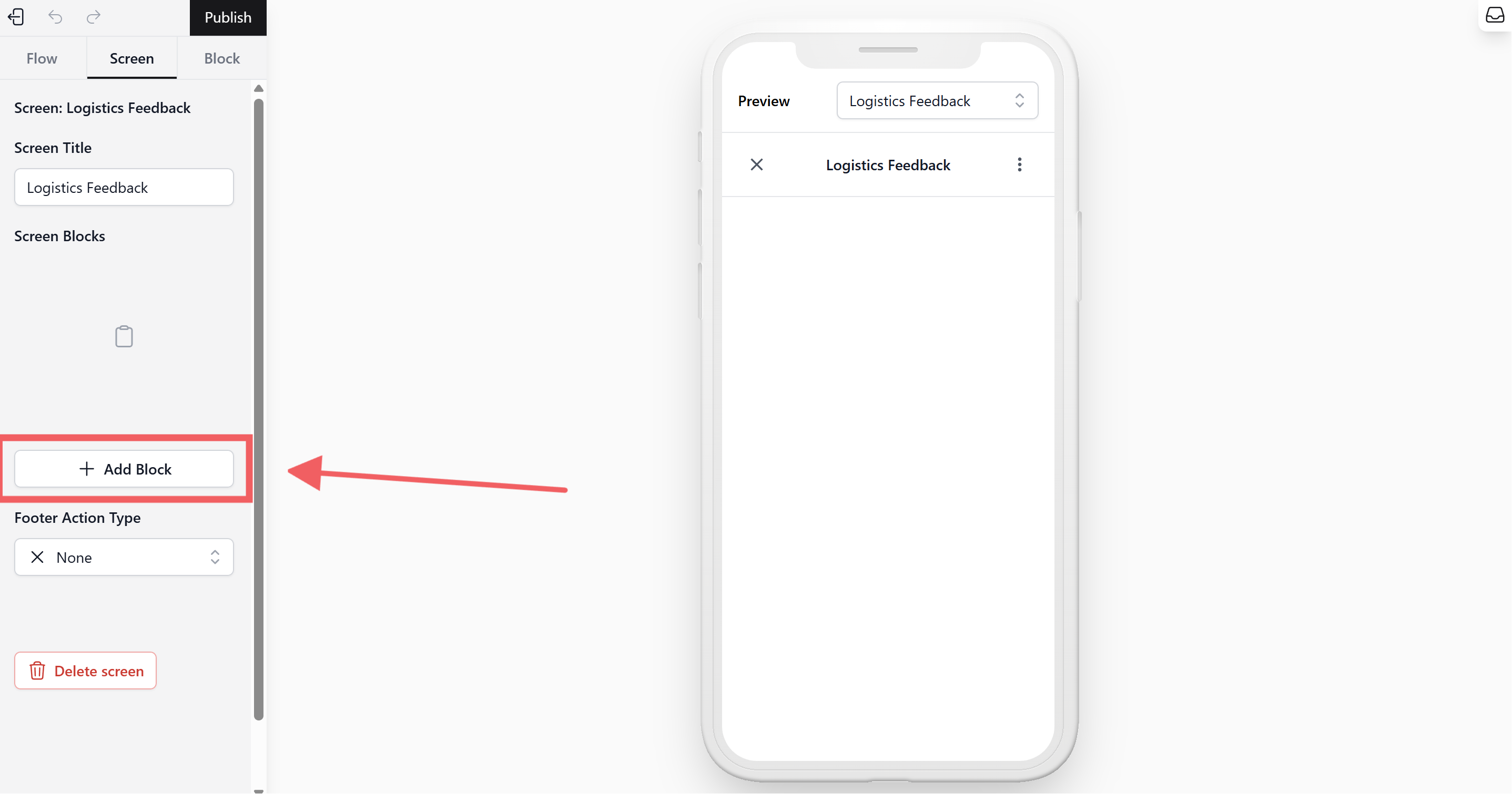 Now, design the content customers will interact with.