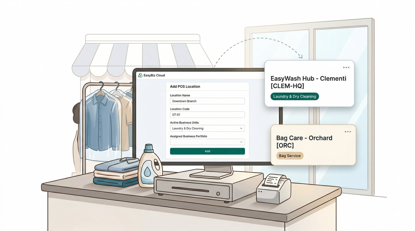 Setting Up a New POS Location