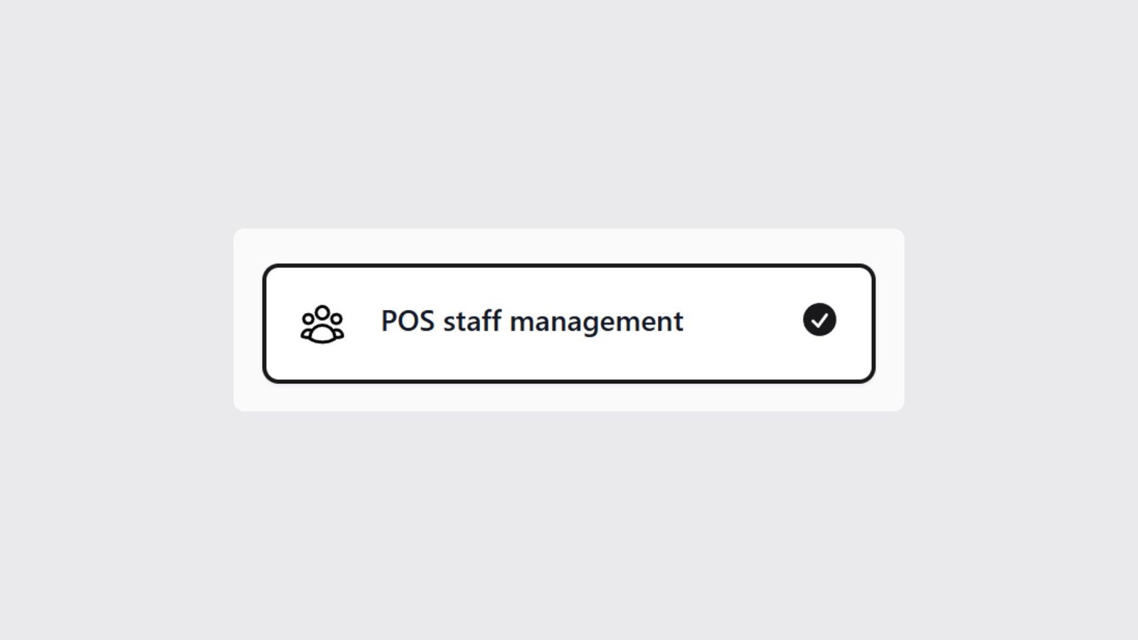 Manage POS Staff