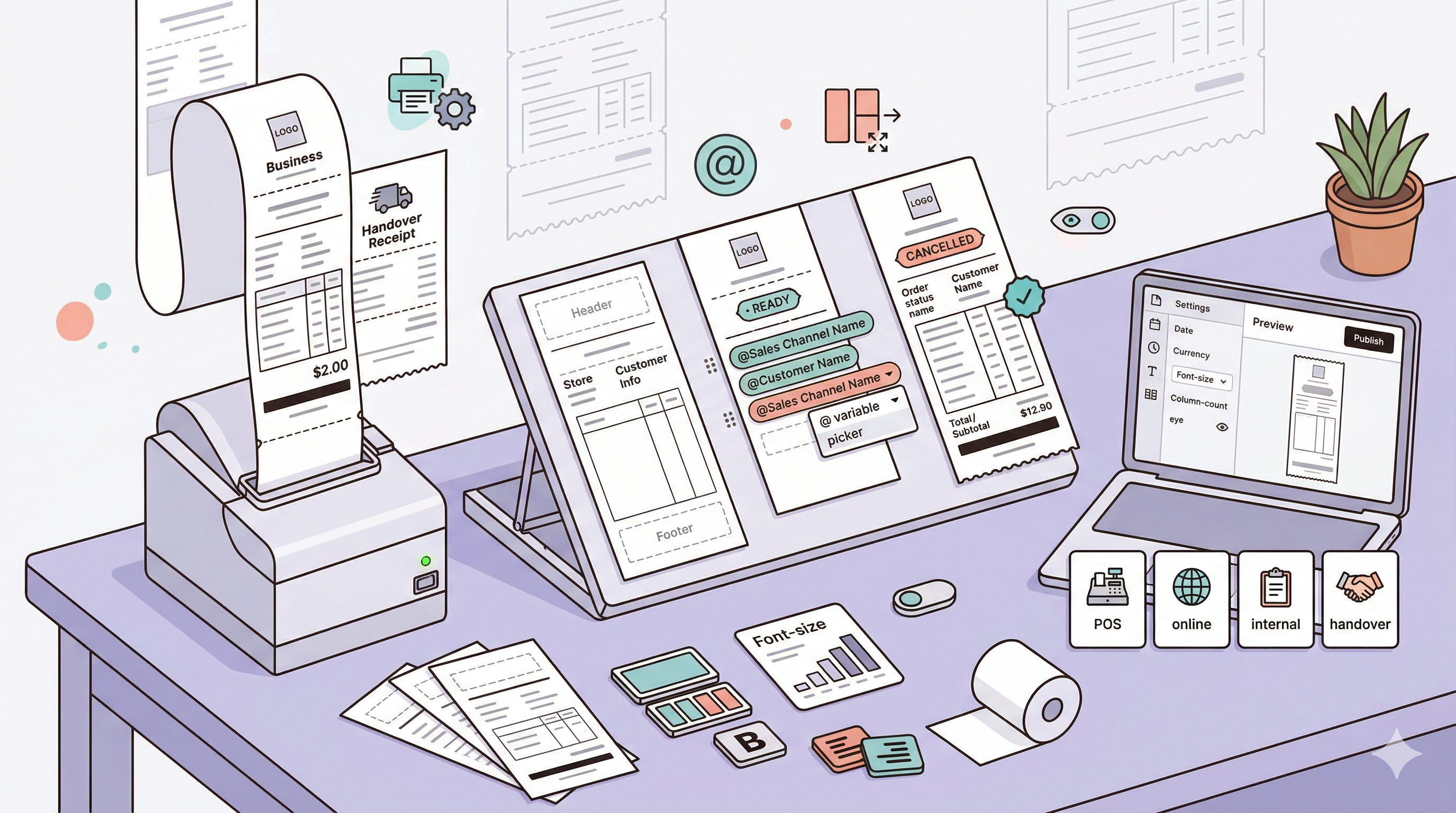 Configuring Receipt Templates