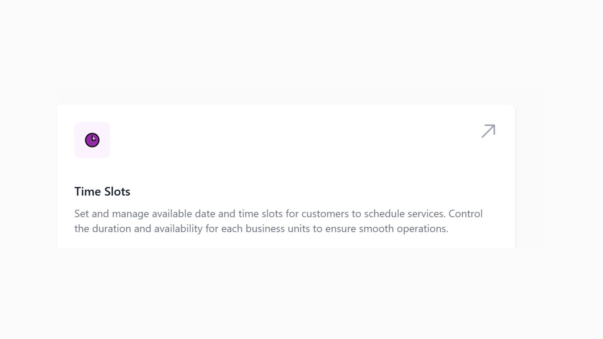 Setting Up Time Slots