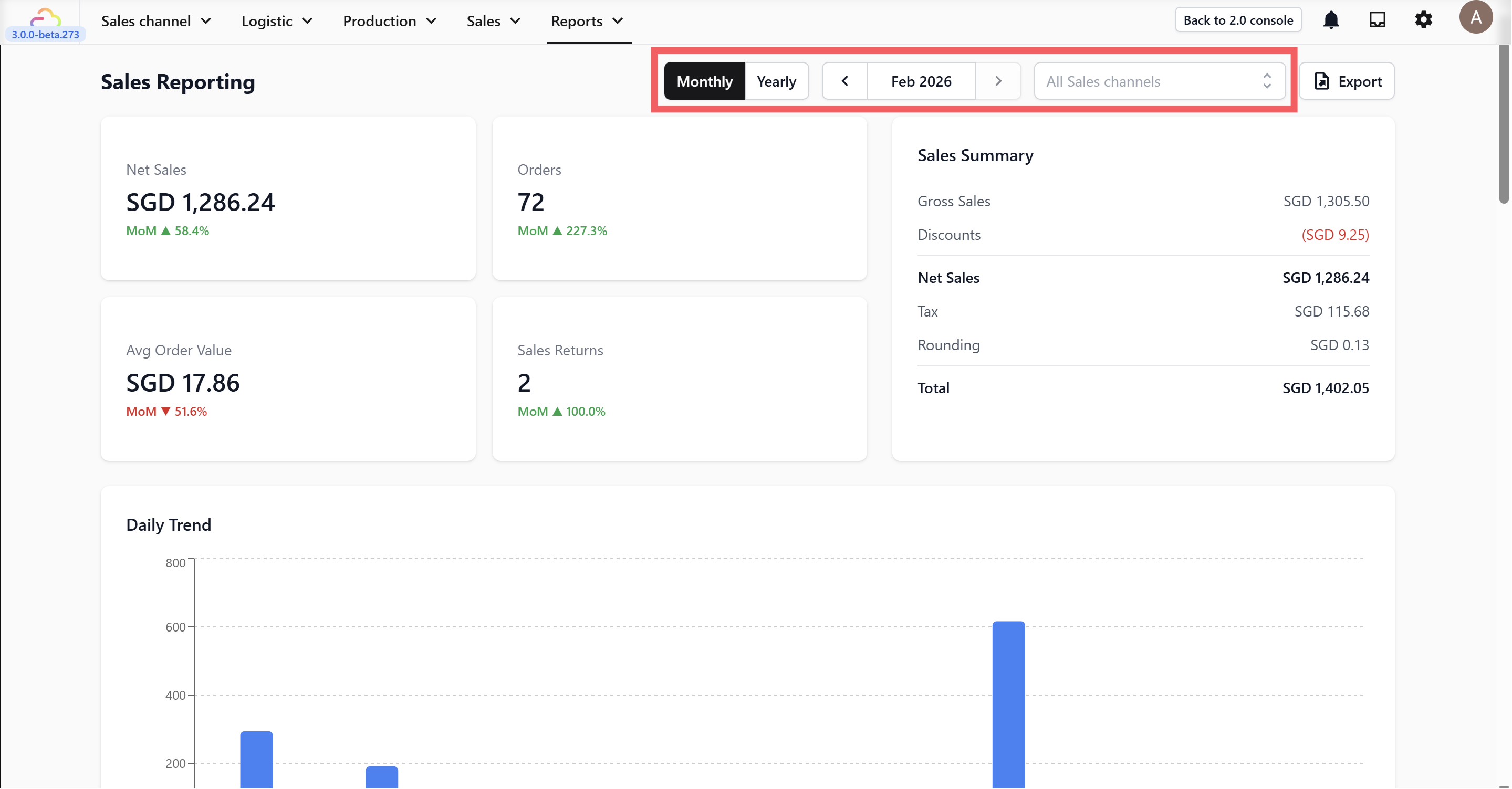 Filtering and Navigating Your Report