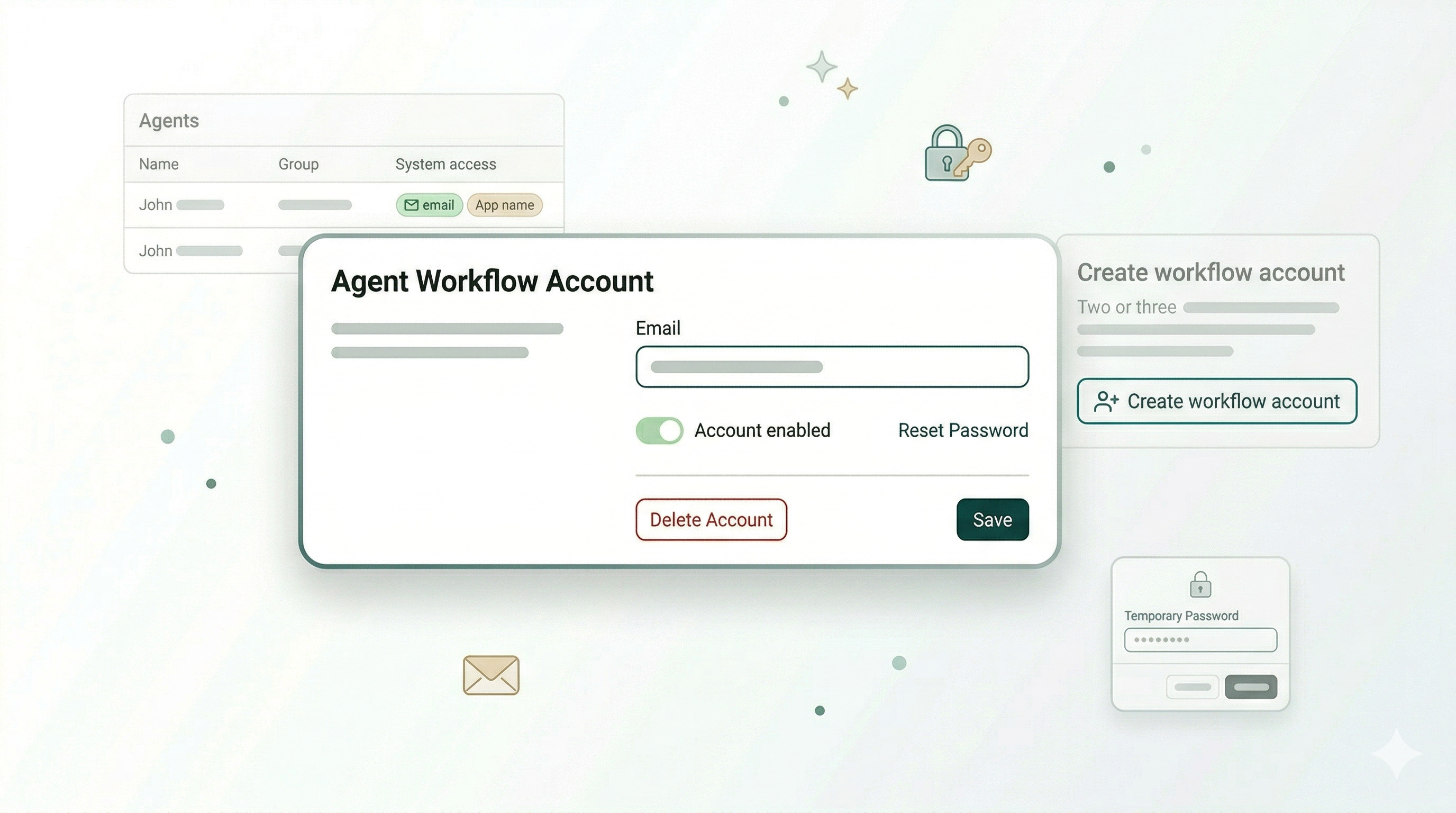 Set up an Agent Workflow Account