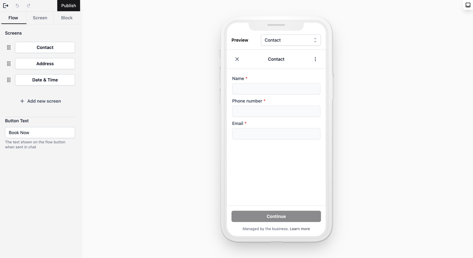 Home Delivery Booking via WhatsApp