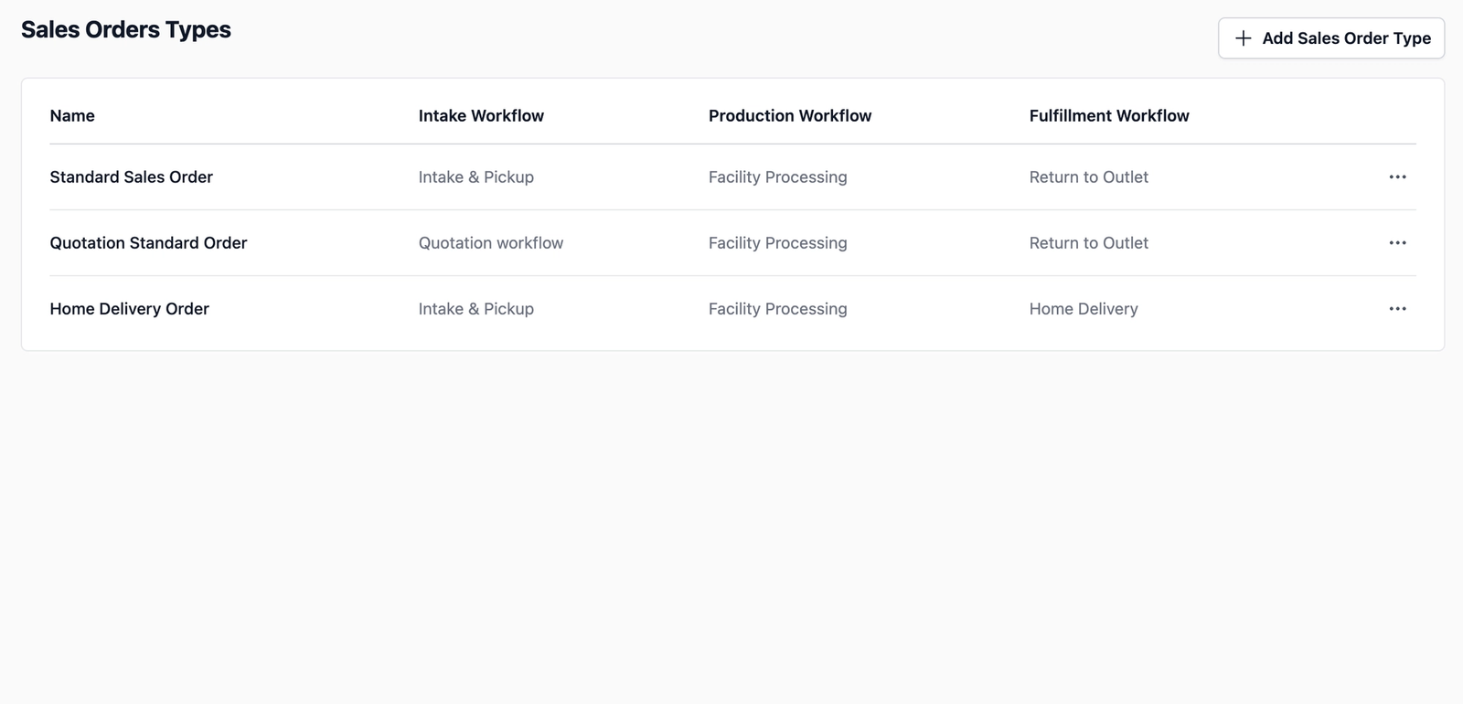 Configure Order Types